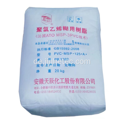 Anhui Tianchen PVC Polyvinylchloridpaste Harz PB1302